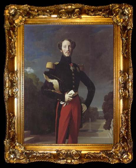 framed  Jean Auguste Dominique Ingres Portrait of Duke Ferdinand-Philippe of Orleans (mk04), ta009-2